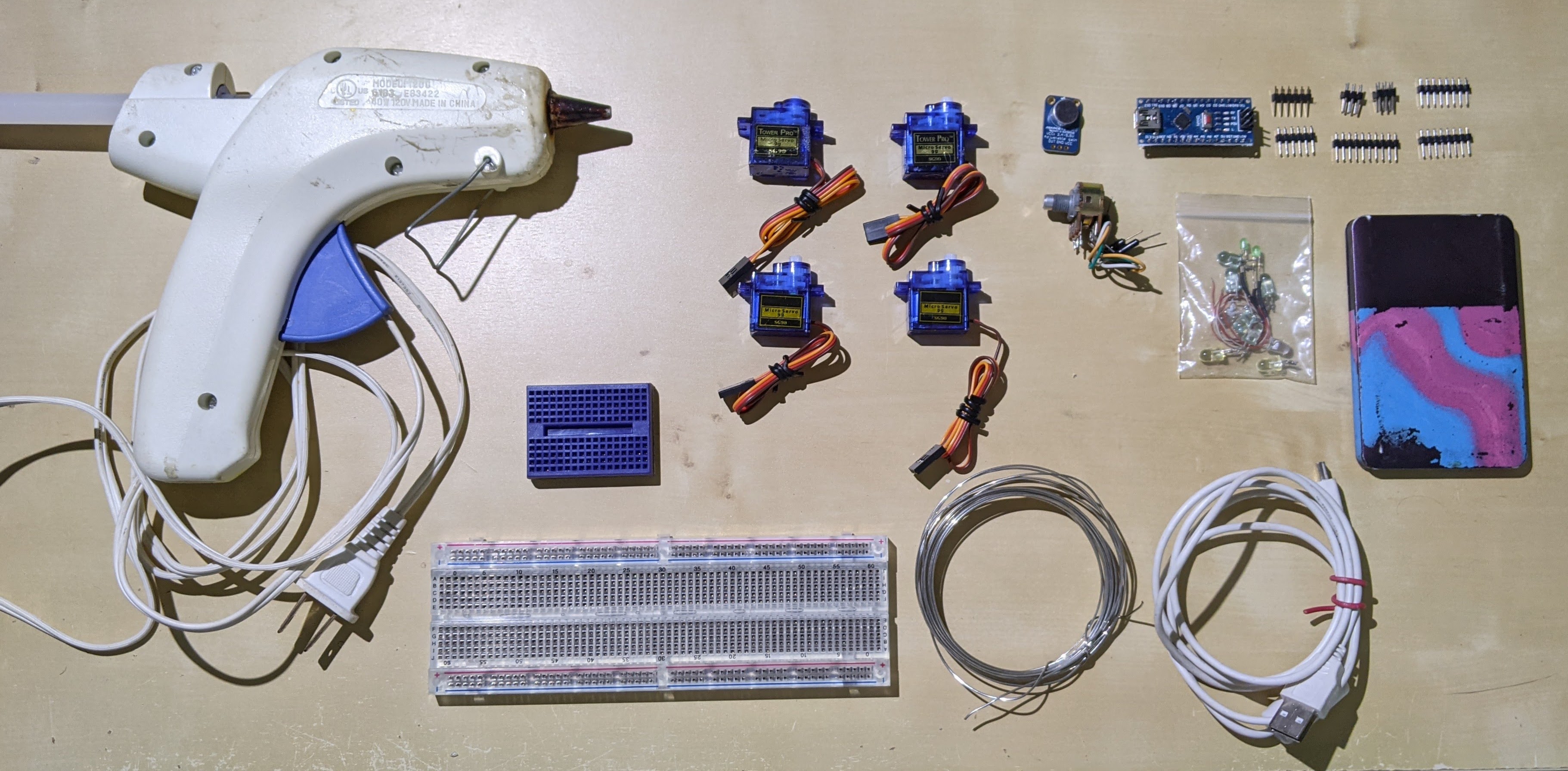 Image of the planned components