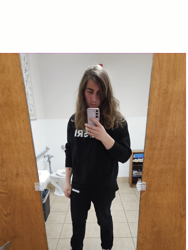 Animated gif of selfies