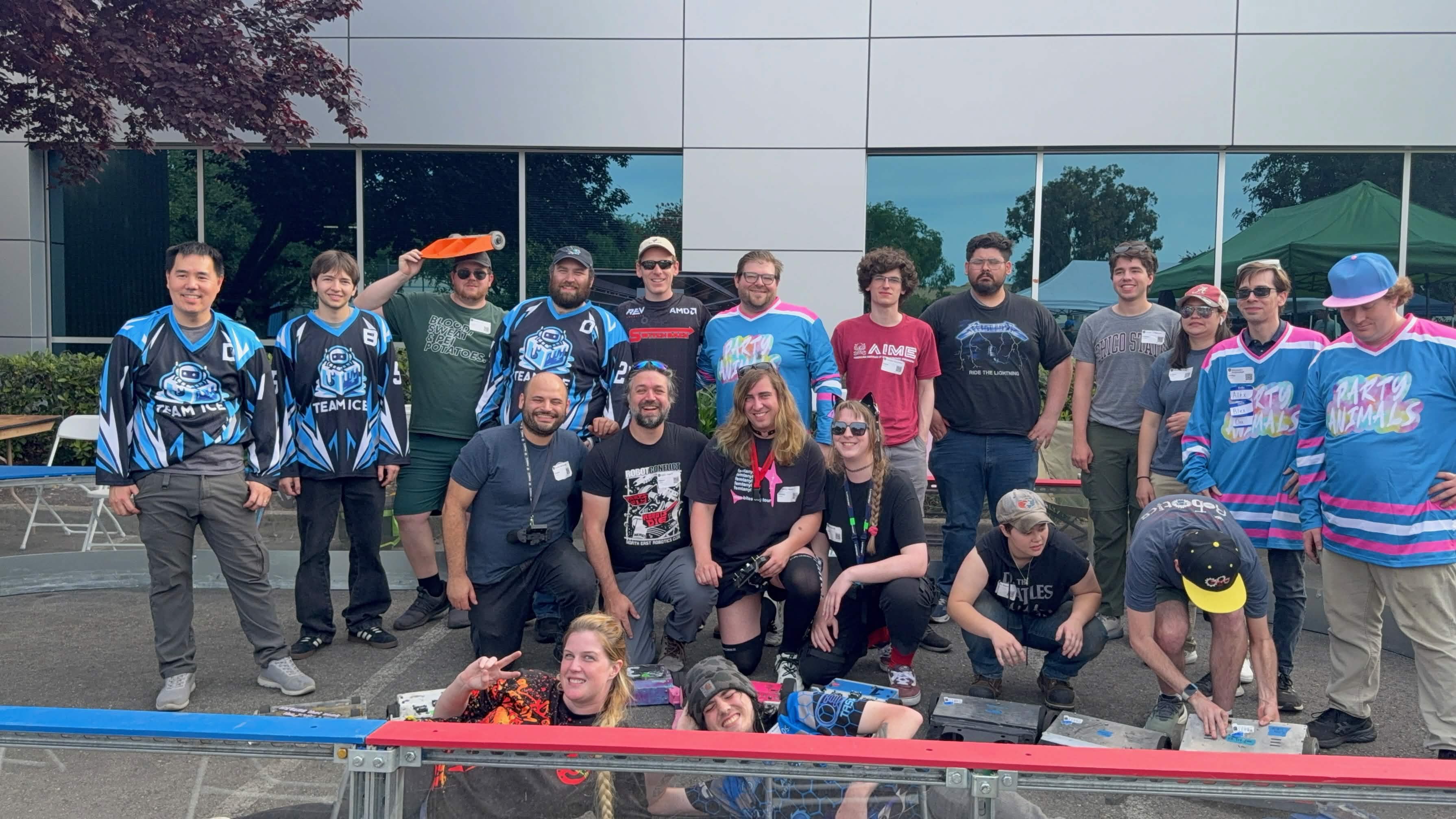 all teams group photo